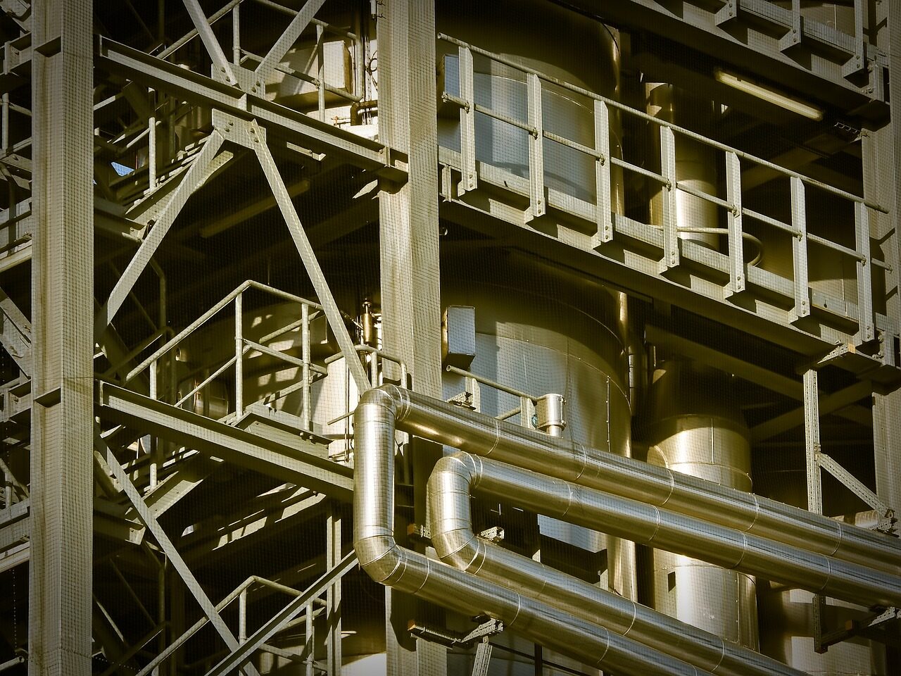 A close view of metallic powder feedstock loaded into an additive-manufacturing machine.