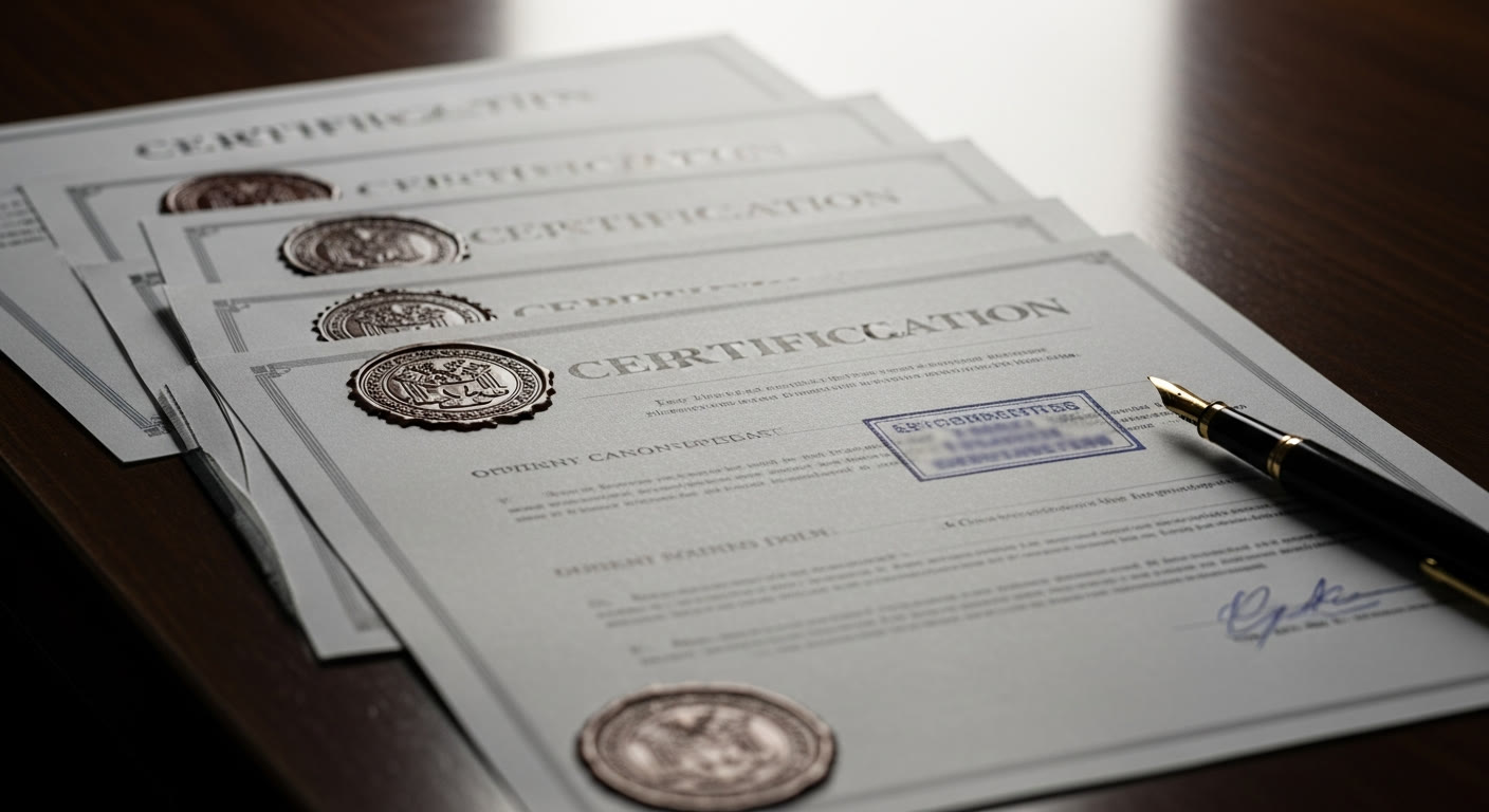 How end-use certification works