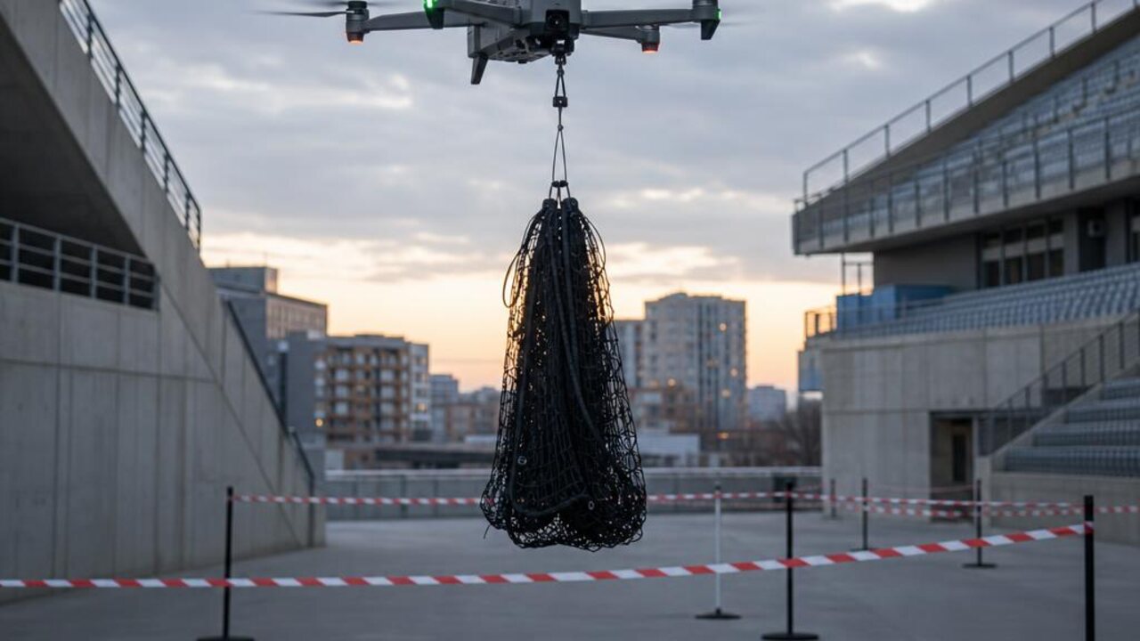 Net-capture drones for permissive-environment counter-UAS