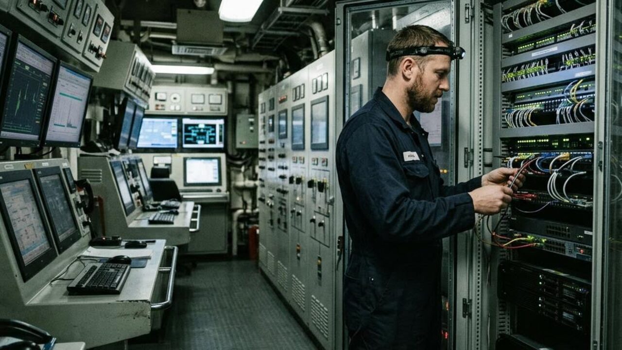 How to secure a ship's OT systems when the crew is the whole IT department