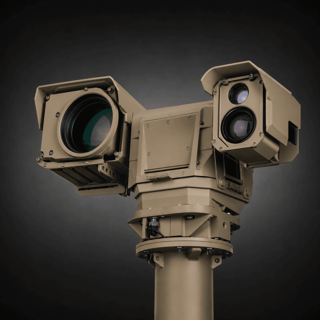 EO/IR PTZ camera with thermal zoom