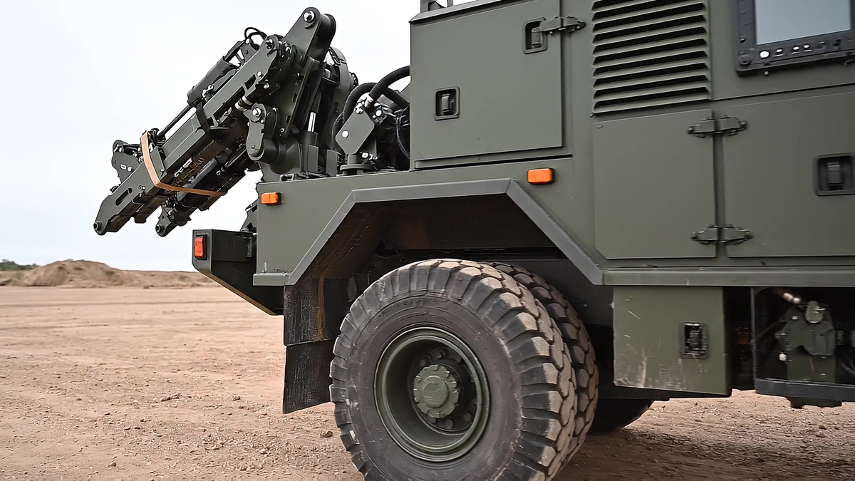Mechanical mine-field marking vehicle, Land (Land Domain), Unstrat