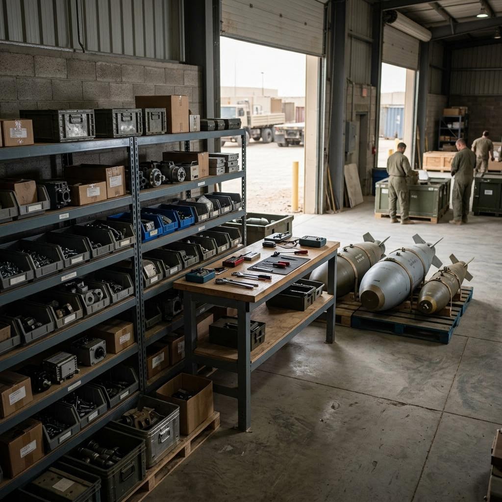 Representative image related to 2,000-lb and 500-lb aircraft bombs in Israel.