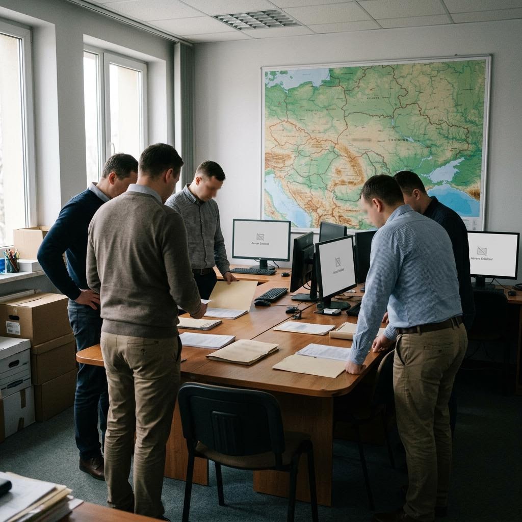 Representative image related to Maxar satellite imagery through US government accounts in Ukraine.